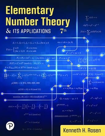 Elementary Number Theory And Its Application - STANZATEXTBOOKS